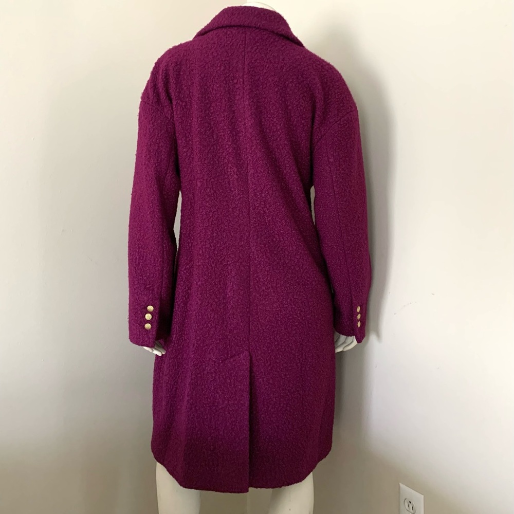 New BCBGMAXAZRIA boucle double breasted coat - Picture 4 of 8